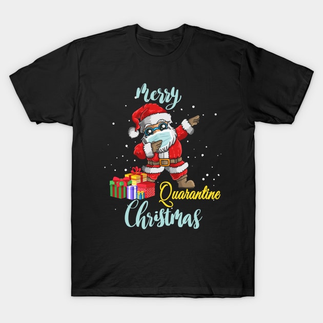 merry quarantine Christmas T-Shirt by Magic Arts